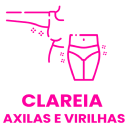 CLAREIA AXILAS E VIRILHAS